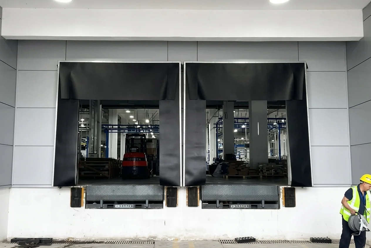 The finished result of professional loading dock repair: the completed work looking clean, correct — Omaha, NE