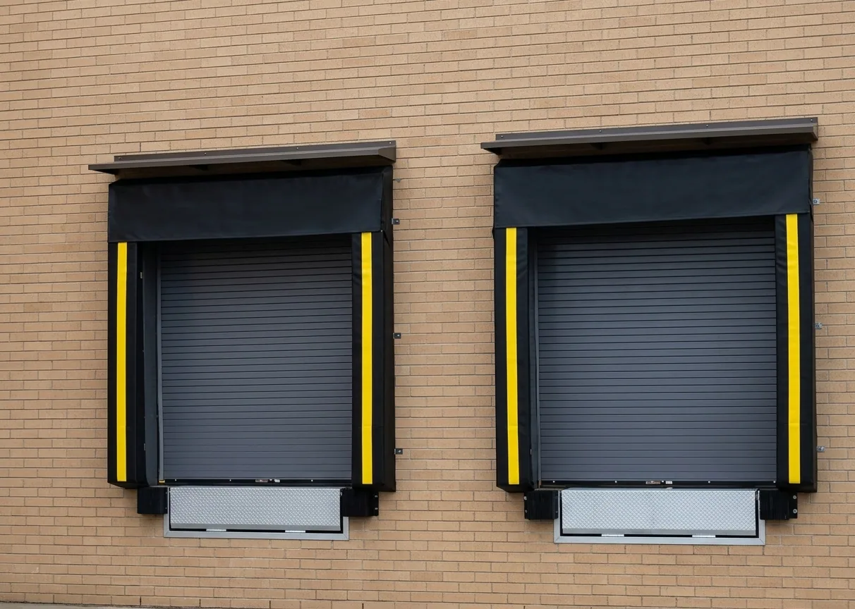 The finished result of professional loading dock repair: the completed work looking clean, correct — Omaha, NE