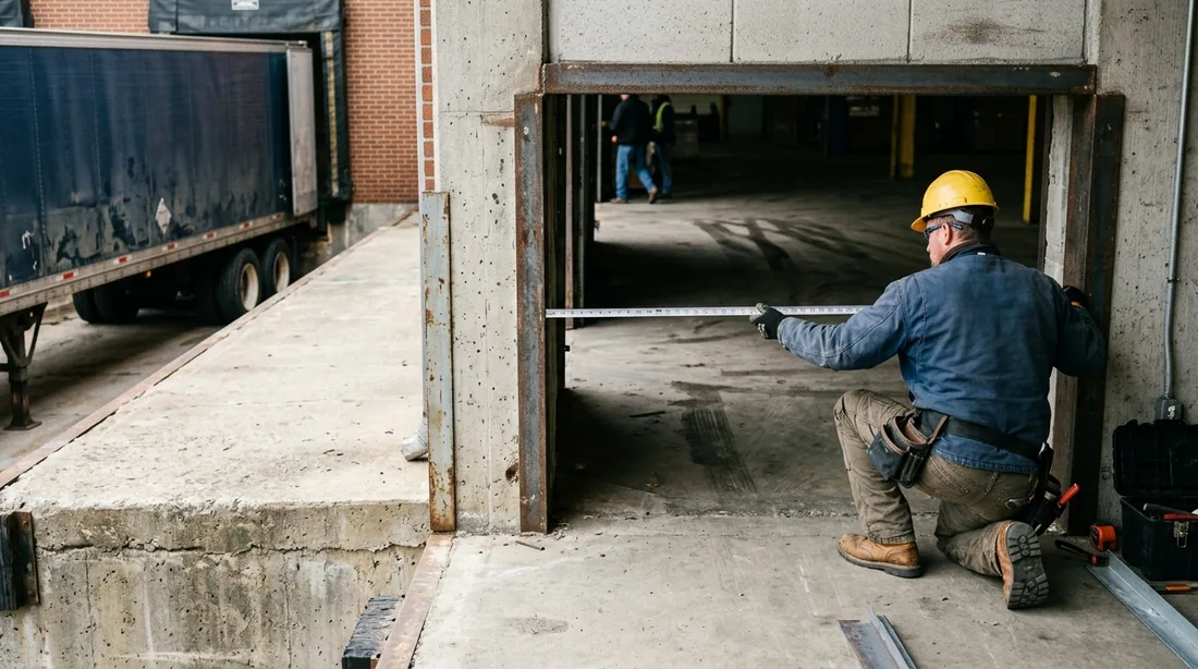 Door dimensions, required projection and the mix of trailers using the position — Omaha, NE